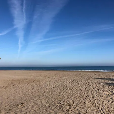 Urbanizacion Mar De Canet, 2 Con Piscina Comunitaria, Garaje Y Wifi Lägenhet *